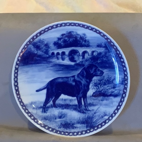 Natalia Brampton original Dogplate Labrador Retriever Porcelain made in Denmark - Picture 1 of 5